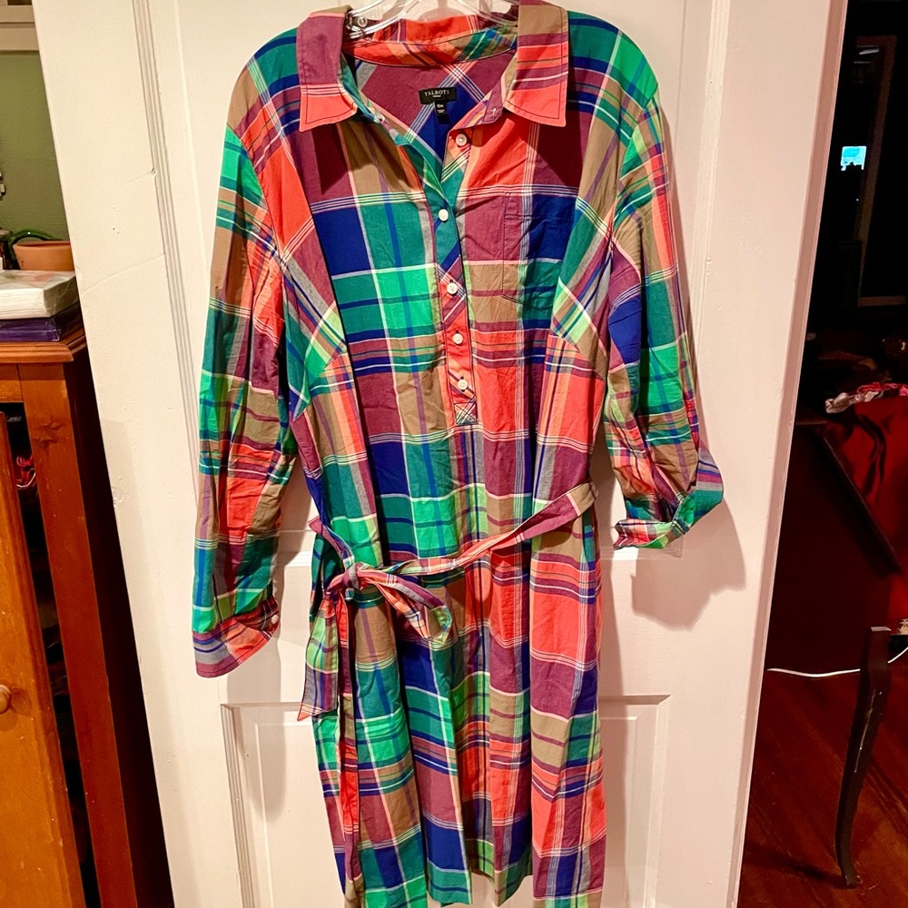 Talbots Plaid Dress